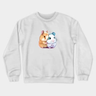 Cute lovely hamsters Crewneck Sweatshirt